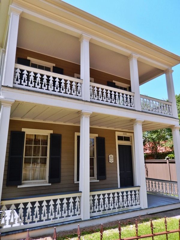 Ruth Schuchs Town House (1855) - "Gingerbread" railings. Click for full size. Ruth Schuchs Town House (1855) - "Gingerbread" railings image. Click for full size.