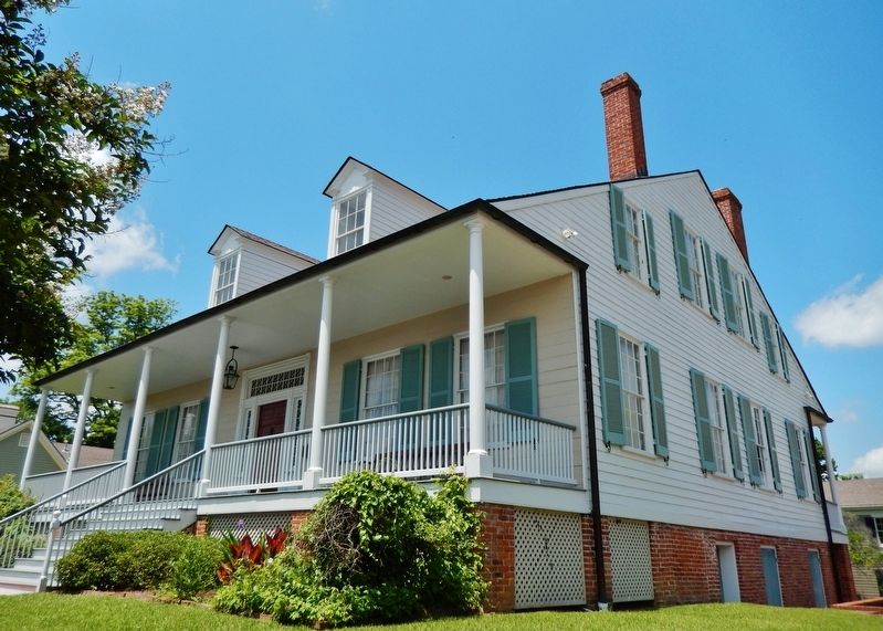 Cyrus Marsh House (1837) (<i>located directly behind marker</i>). Click for full size. Cyrus Marsh House (1837) (<i>located directly behind marker</i>) image. Click for full size.