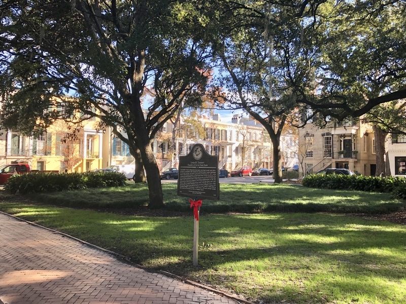 View of marker looking northeast towards West Taylor Street.. Click for full size. View of marker looking northeast towards West Taylor Street. image. Click for full size.