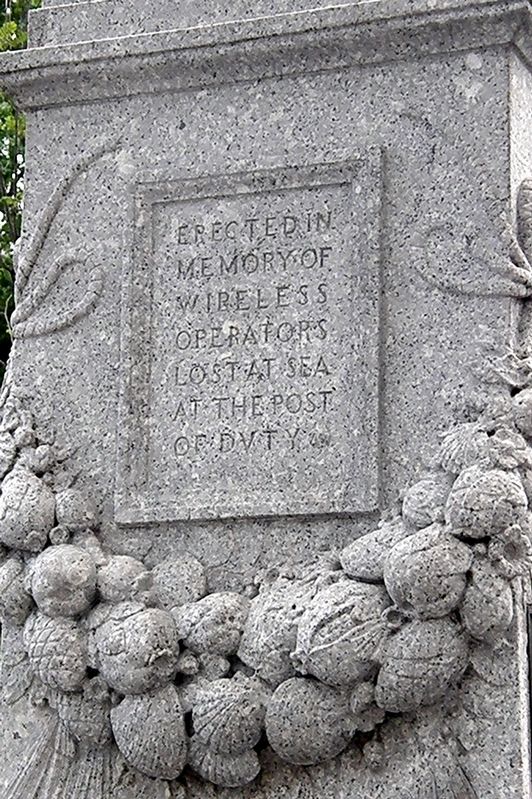 Wireless Operators Memorial. Click for full size. Wireless Operators Memorial image. Click for full size.
