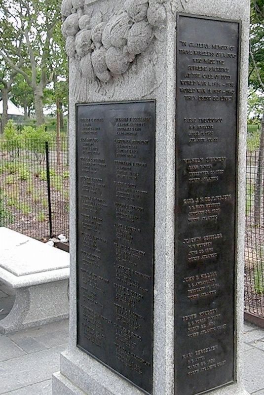 Wireless Operators Memorial. Click for full size. Wireless Operators Memorial image. Click for full size.