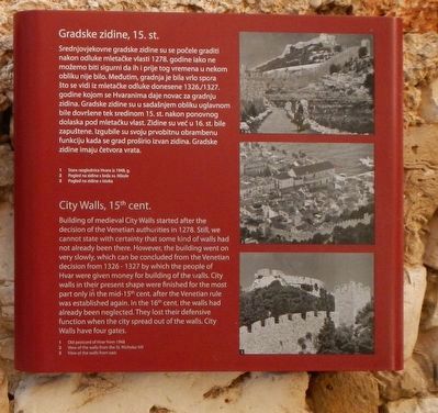City Walls, 15th cent. Marker image. Click for full size.