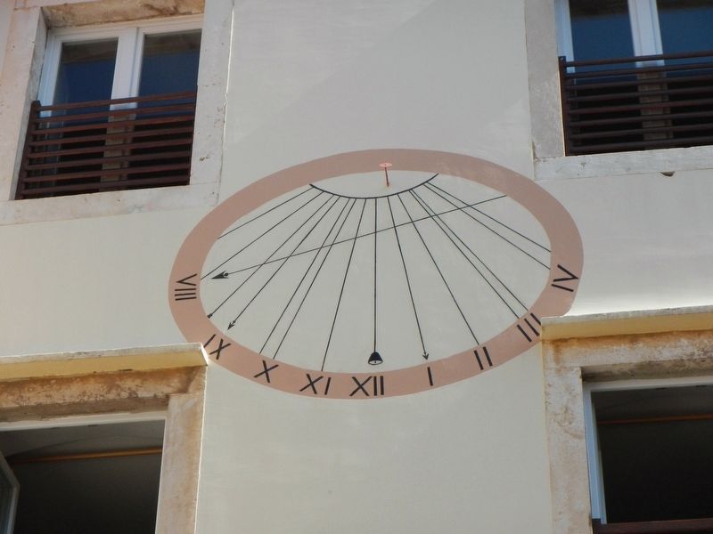 Sundial on the Convent wall. Click for full size. Sundial on the Convent wall image. Click for full size.