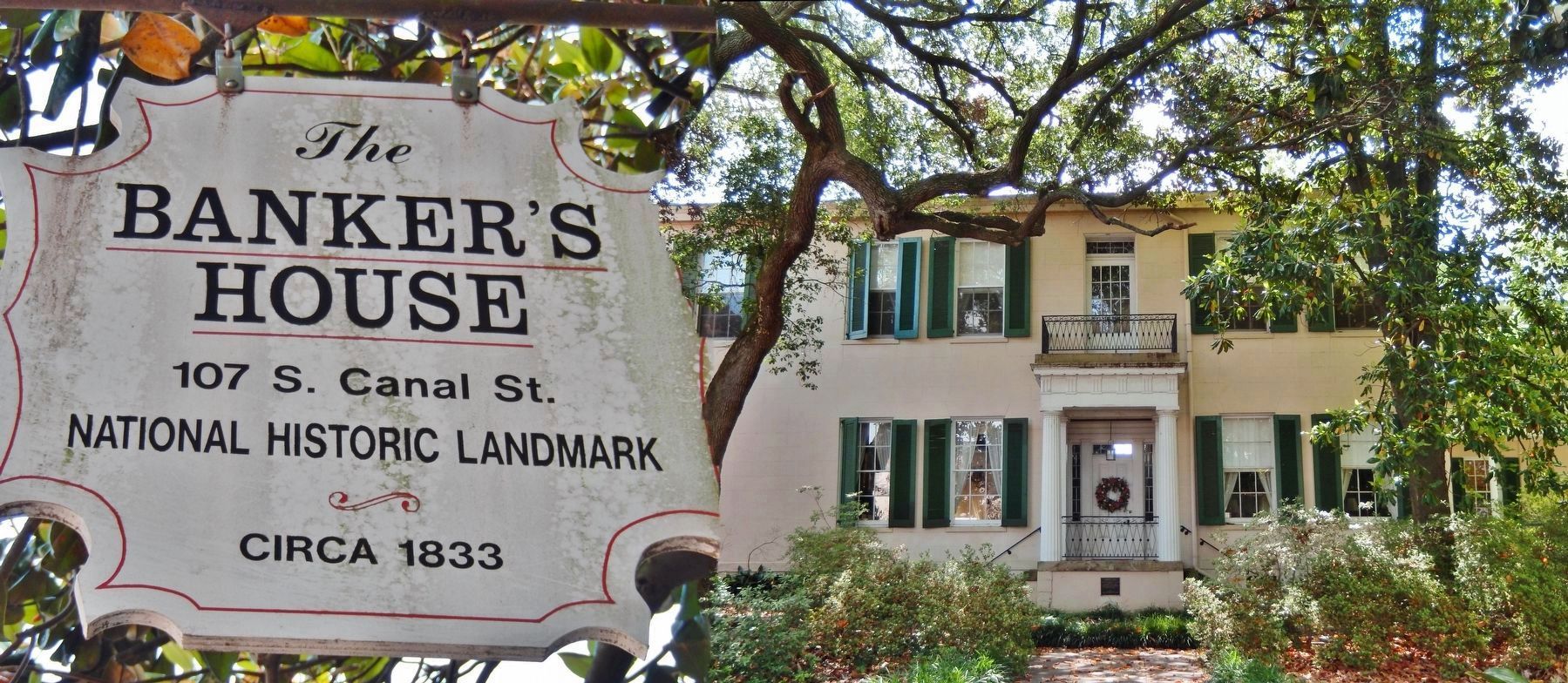 Banker's House (<i>attached to back/south side of Commercial Bank building; view from Canal St.</i>) image. Click for full size.