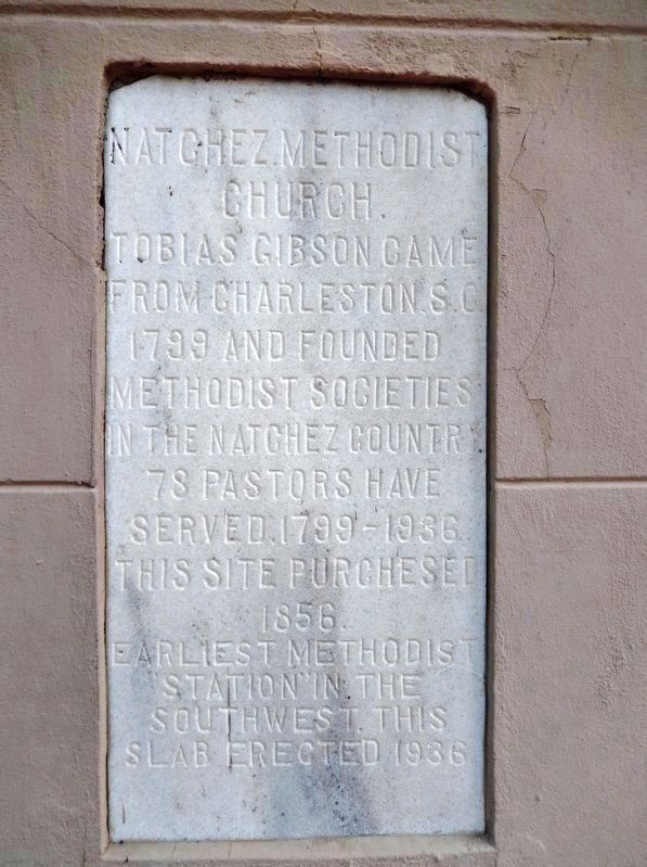 Jefferson Street Methodist Church Cornerstone<br>(<i>located right of main front entrance</i>) image. Click for full size.