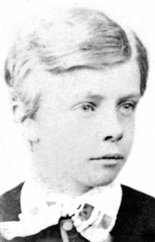 Theodore Roosevelt, age 10. image. Click for full size.