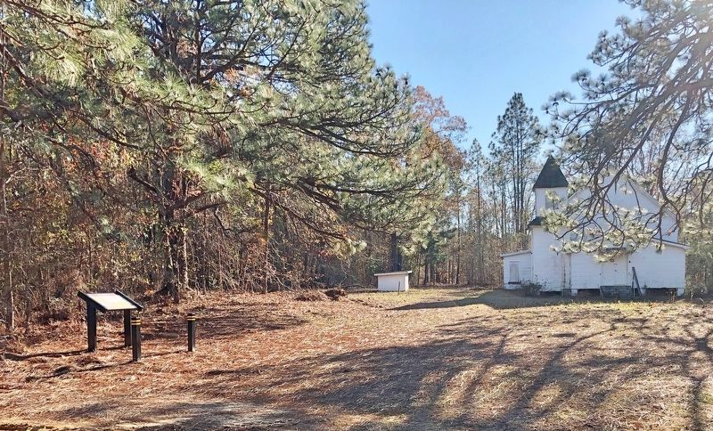 The Savannah Road Marker at the Noah Ark Church. Click for full size. The Savannah Road Marker at the Noah Ark Church image. Click for full size.