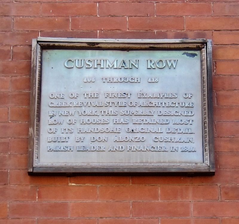 Cushman Row Marker image. Click for full size.
