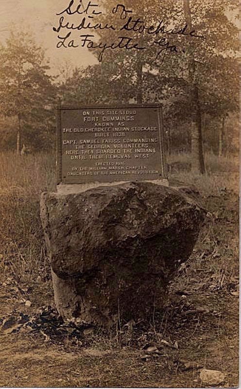 An additional, earlier Fort Cumming Marker image. Click for full size.