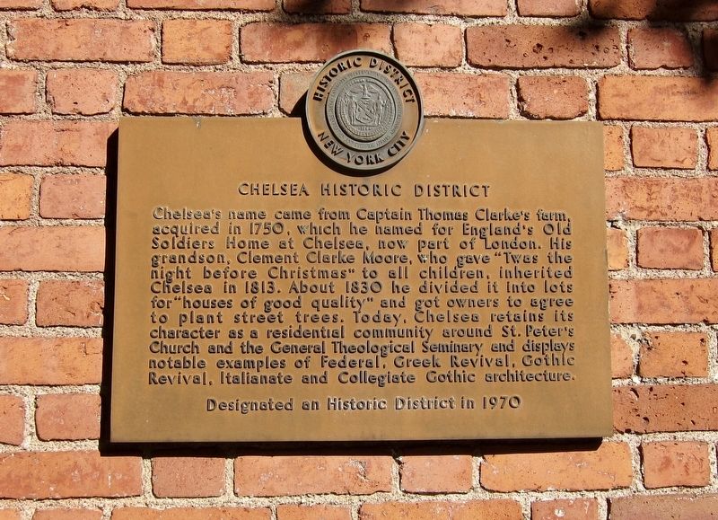 Chelsea Historic District Marker image. Click for full size.