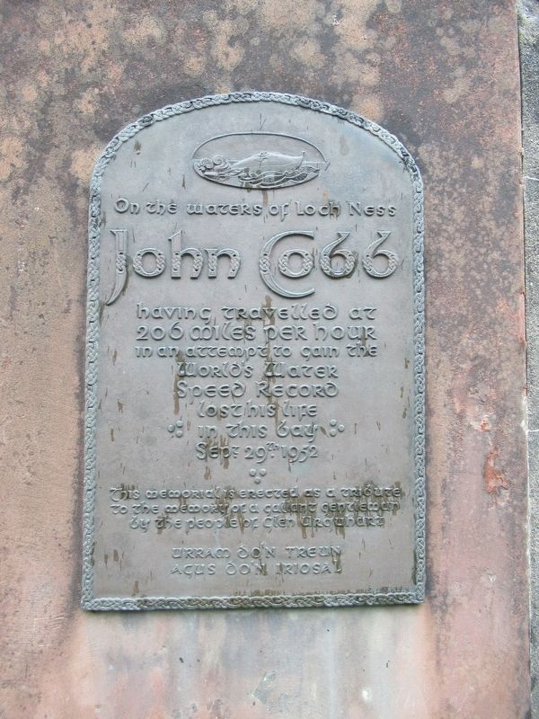 John Cobb Memorial. Click for full size. John Cobb Memorial image. Click for full size.