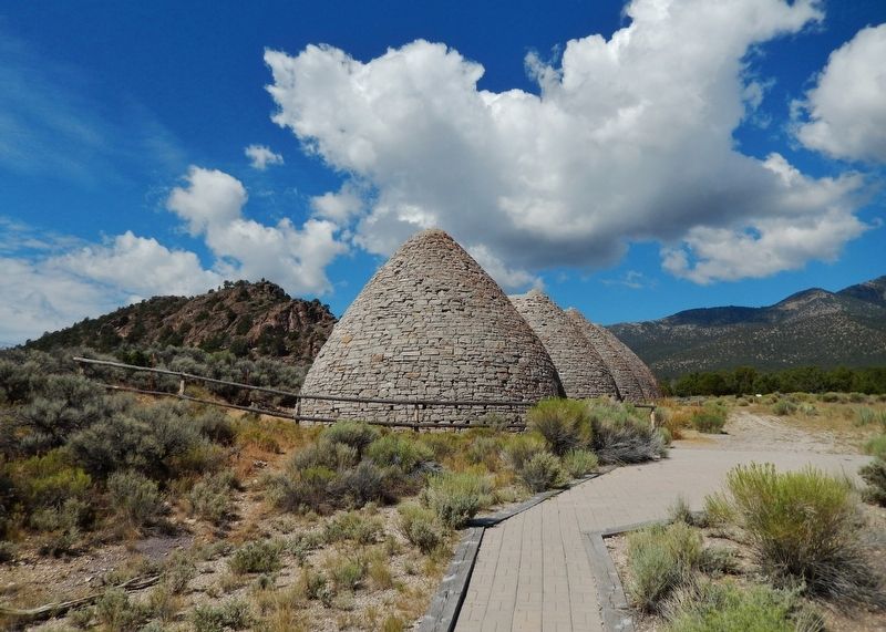 Ward Charcoal Ovens Trail (<i>wide view from marker</i>) image, Touch for more information