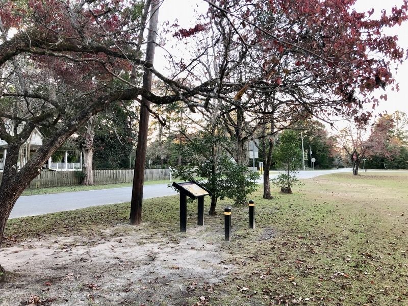 View of marker looking west towards Oliver Highway.. Click for full size. View of marker looking west towards Oliver Highway. image. Click for full size.