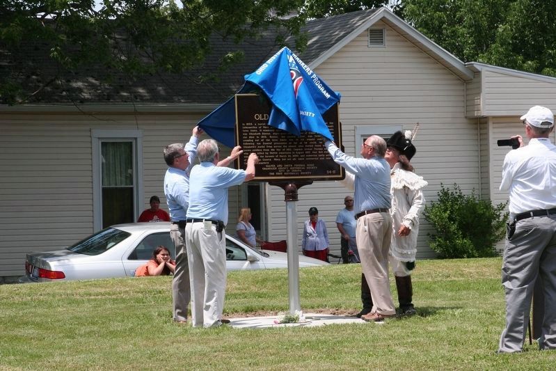 Unveiling of the marker image. Click for full size.