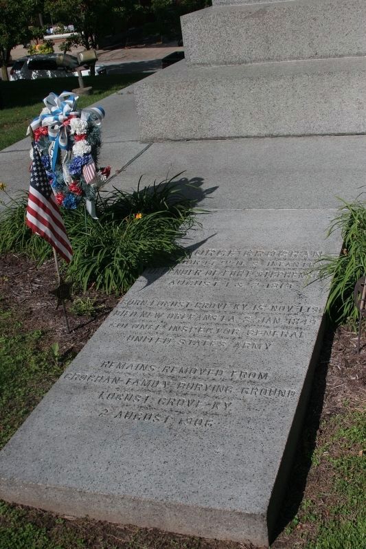 George Croghan's Grave Stone. Click for full size. George Croghan's Grave Stone image. Click for full size.