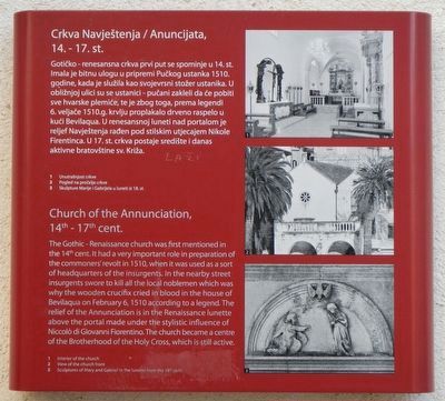 Church of the Annunciation, 14th-17th cent. Marker image. Click for full size.