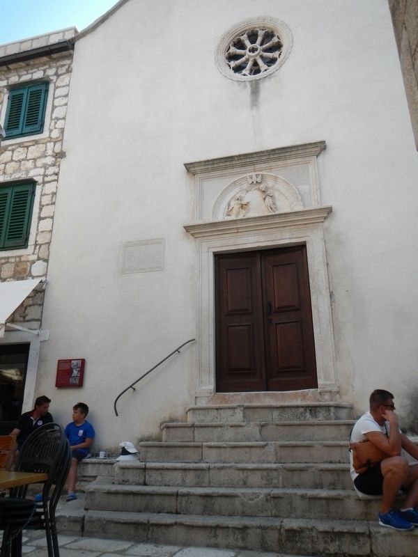Church of the Annunciation and Marker image. Click for full size.