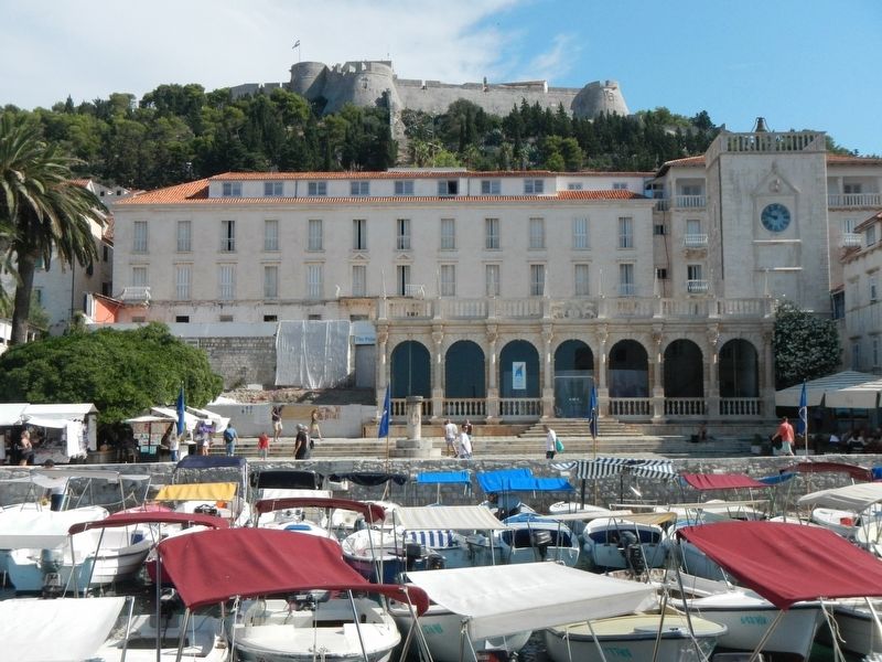 Clock Tower on the right, Frotica fortress above. Click for full size. Clock Tower on the right, Frotica fortress above image. Click for full size.