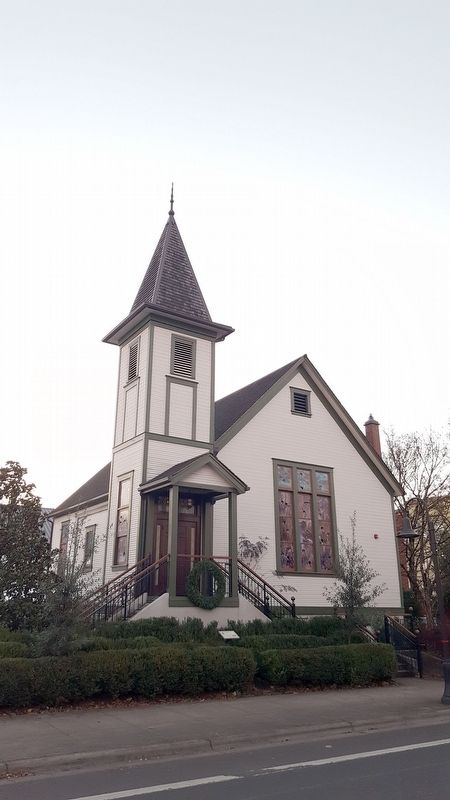 The “Old Church” Marker. Click for full size. The “Old Church” Marker image. Click for full size.
