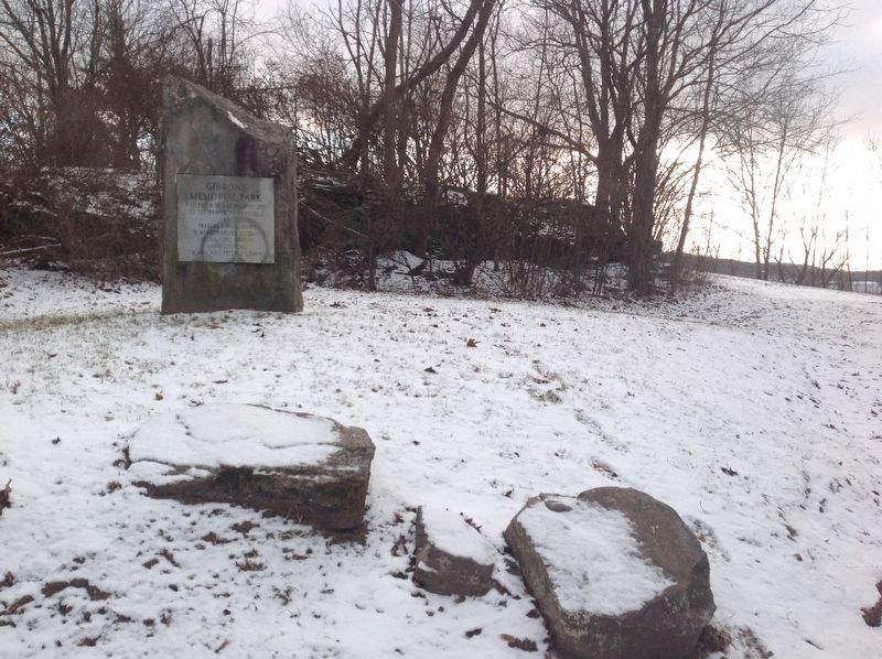 Gibbons Memorial Park and Marker. Click for full size. Gibbons Memorial Park and Marker image. Click for full size.