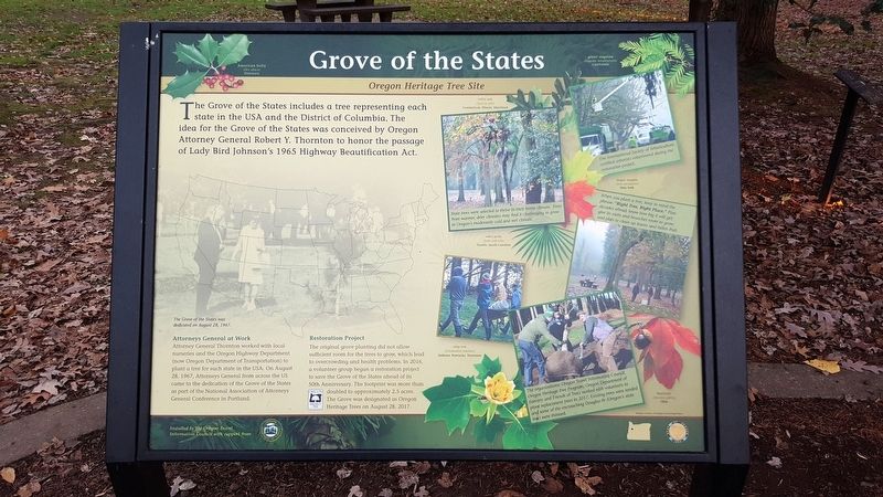 Grove of the States Marker image. Click for full size.