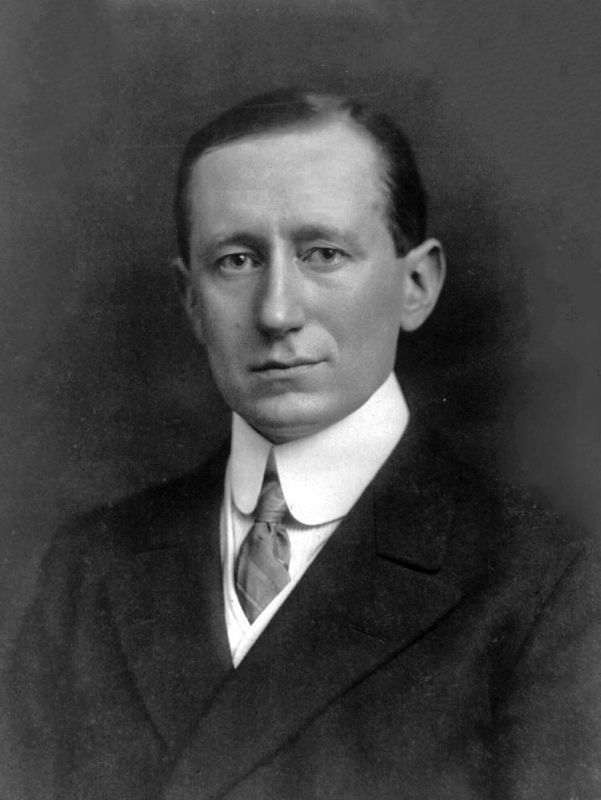 Guglielmo Marconi, Radio Transmission Pioneer image. Click for full size.