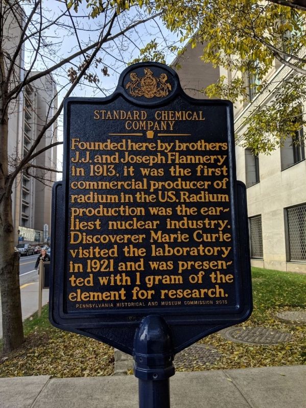 Standard Chemical Company Marker image. Click for full size.