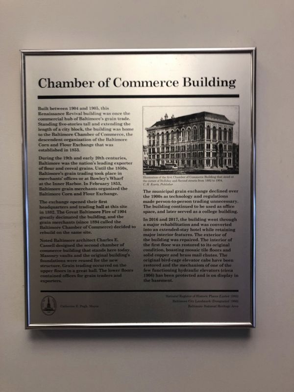 Chamber of Commerce Building Marker. Click for full size. Chamber of Commerce Building Marker image. Click for full size.