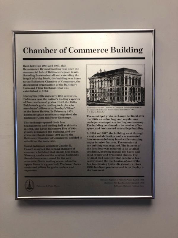 Chamber of Commerce Building Marker image. Click for full size.