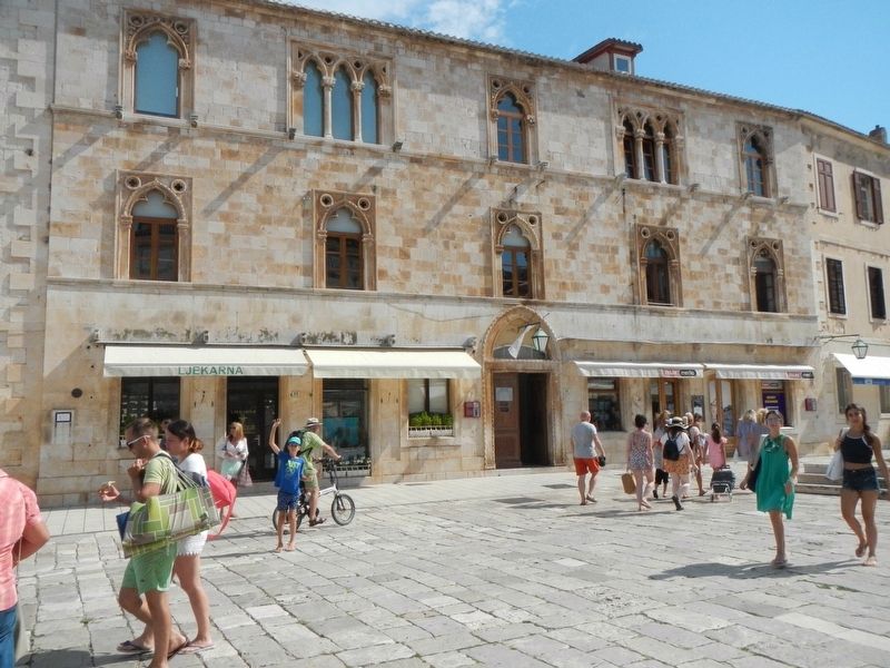 Paladini Palace, lower, 15th - 19th cent. Marker. Click for full size. Paladini Palace, lower, 15th - 19th cent. Marker image. Click for full size.