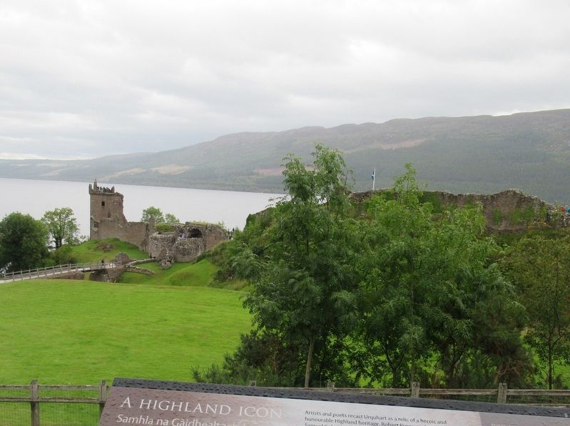 Urquhart Castle on Loch Ness. Click for full size. Urquhart Castle on Loch Ness image. Click for full size.