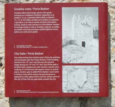City Gate / <i>Porta Badoer</i> Marker image. Click for full size.