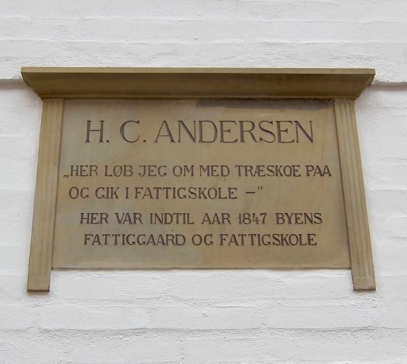 Hans Christian Andersen - School Marker. Click for full size. Hans Christian Andersen - School Marker image. Click for full size.