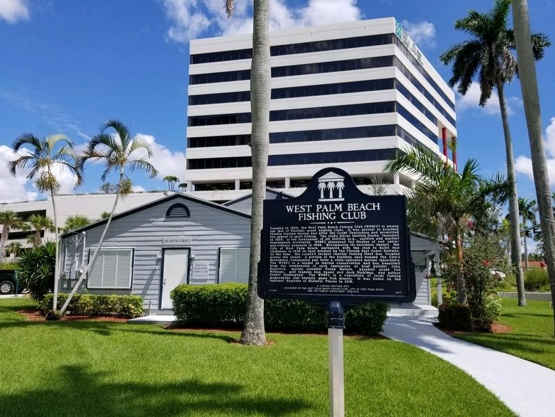 West Palm Beach Fishing Club Marker image. Click for full size.