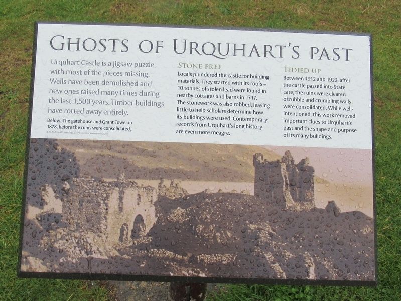 Ghosts of Urquhart’s Past Marker. Click for full size. Ghosts of Urquhart’s Past Marker image. Click for full size.