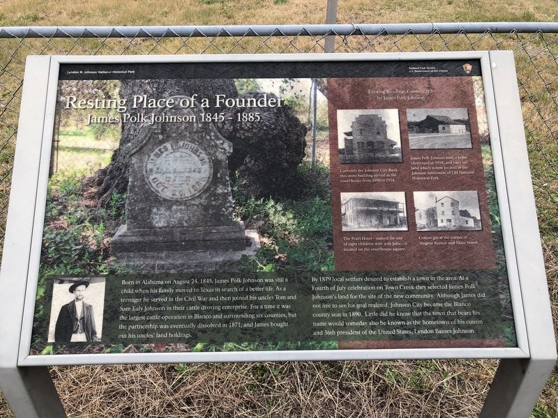 Resting Place of a Founder Marker image. Click for full size.