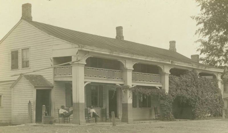 Clifton Park Village Hotel ca. 1890 image. Click for full size.