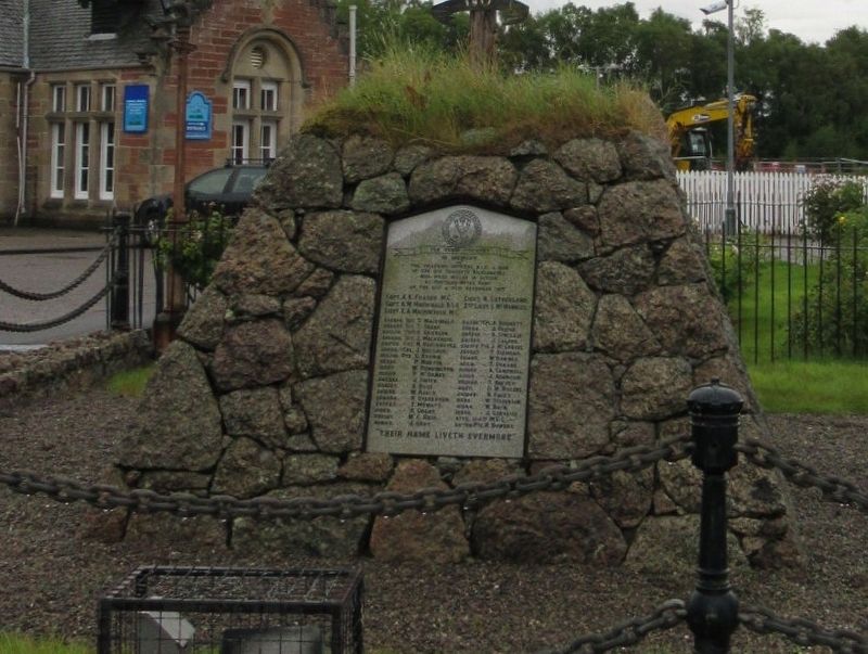 Seaforth Highlanders Memorial image. Click for full size.