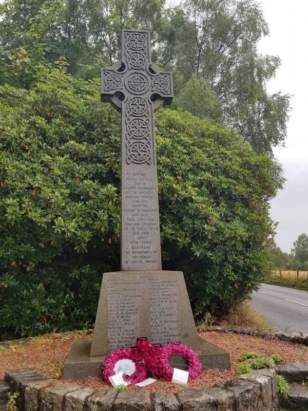 Knockbain Great Wars Memorial. Click for full size. Knockbain Great Wars Memorial image. Click for full size.