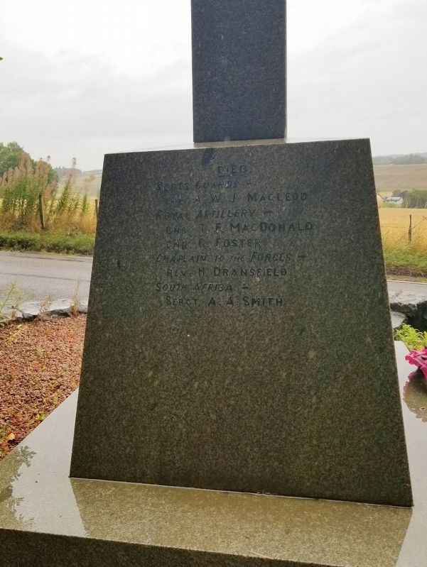 Knockbain Great Wars Memorial. Click for full size. Knockbain Great Wars Memorial image. Click for full size.
