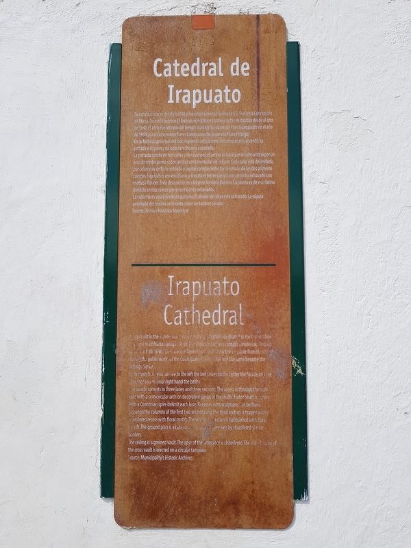 Irapuato Cathedral Marker image. Click for full size.