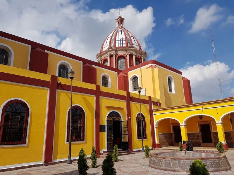 A view of the eastern entrance of the Temple of the Most Holy Conception. Click for full size. A view of the eastern entrance of the Temple of the Most Holy Conception image. Click for full size.