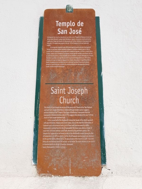 Saint Joseph Church Marker image. Click for full size.