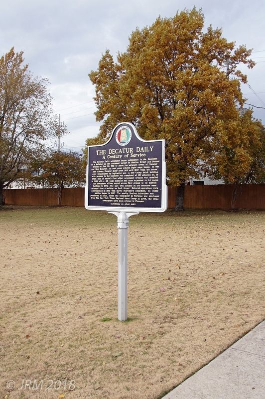 The Decatur Daily Marker image. Click for full size.