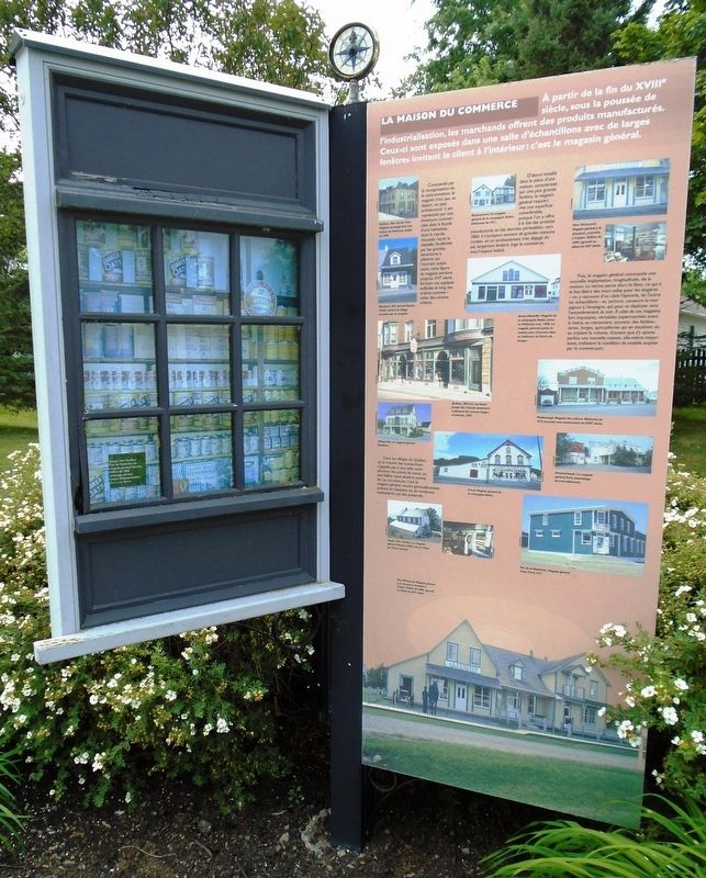 La maison du commerce / The House of Commerce Marker image. Click for full size.