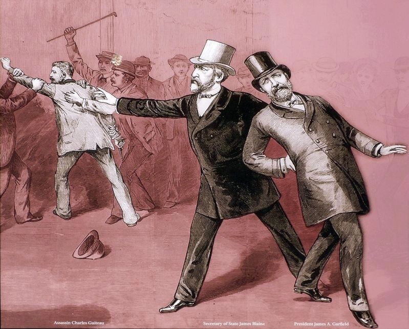 The Assassination of President Garfield image. Click for full size.