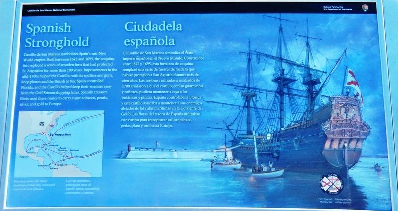 Spanish Stronghold / Ciudadela espa�ola Marker image. Click for full size.
