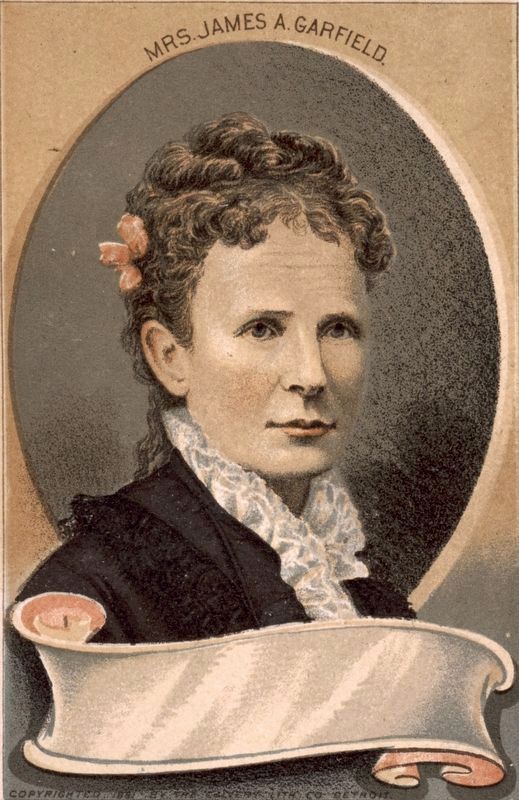 Mrs. James A. Garfield image. Click for full size.