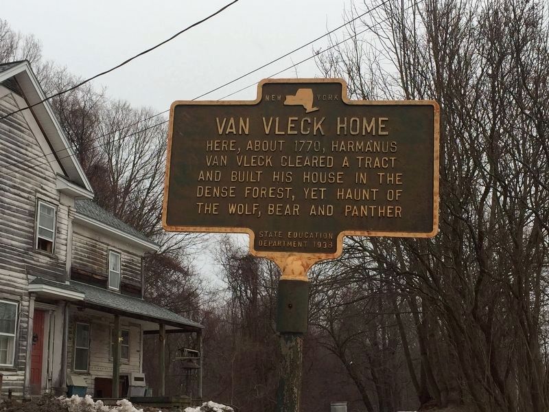 Van Vleck Home Marker image. Click for full size.