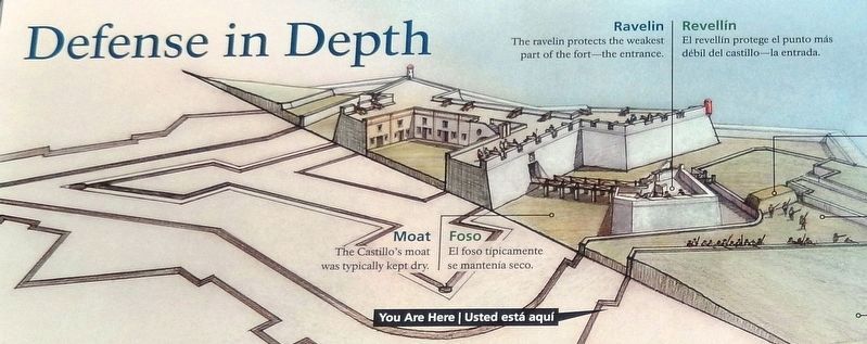 Marker detail: Castillo de San Marcos diagram. Click for full size. Marker detail: Castillo de San Marcos diagram image. Click for full size.